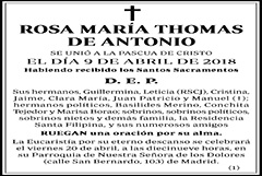 Rosa María Thomas de Antonio